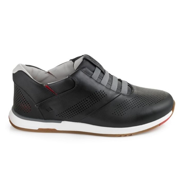 KIZIK - BOSTON BLACK LEATHER SLIP ON Shoes - Picture 1 of 13